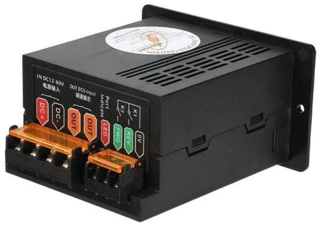 Alt view image 3 of 3 - DC12-60V 15A Digital Display PWM Motor Speed Controller 20kHz High Power DC Motor Governor Forward Reverse Electronic Regulator