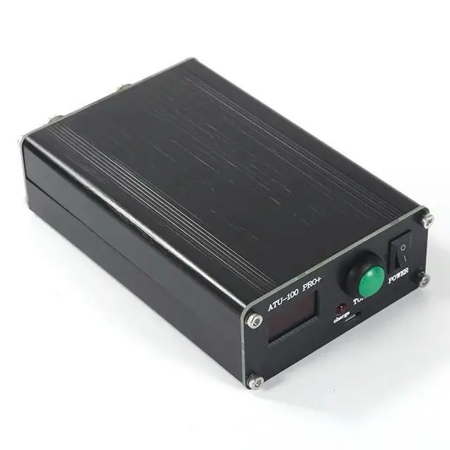 Alt view image 2 of 3 - ATU-100 Pro+ 1.8-55Mhz Automatic Antenna Tuner Multi-Function Convenient 0.96 Inch Finished Rechargeable Black ABS With Cas