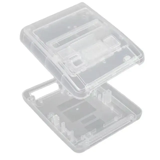 Alt view image 2 of 3 - For Super Famicom Console For Super NES Game Console Replacement Transparent SFC Case Box Design