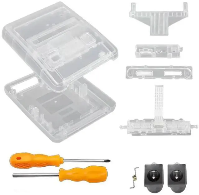 Main image of For Super Famicom Console For Super NES Game Console Replacement Transparent SFC Case Box Design