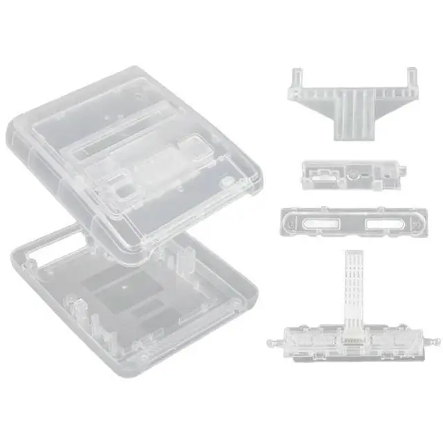 Alt view image 3 of 3 - For Super Famicom Console For Super NES Game Console Replacement Transparent SFC Case Box Design