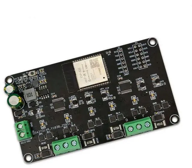 Alt view image 3 of 6 - ESP32 Simple FOC Dual-way Brushless Motor Drive Board Onboard ESP32-WROOM-32E Module DC12V Brushless Motor Control Module