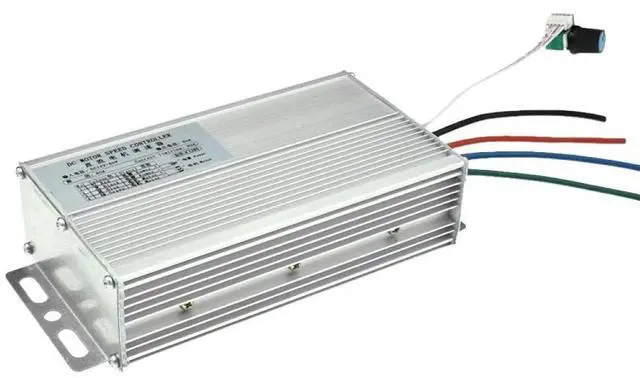Alt view image 3 of 6 - 80A 350w DC12-60V Motor Speed Controller 0-100% Speed Range PWM Motor Governor Brush Motor Controller with Potentiometer