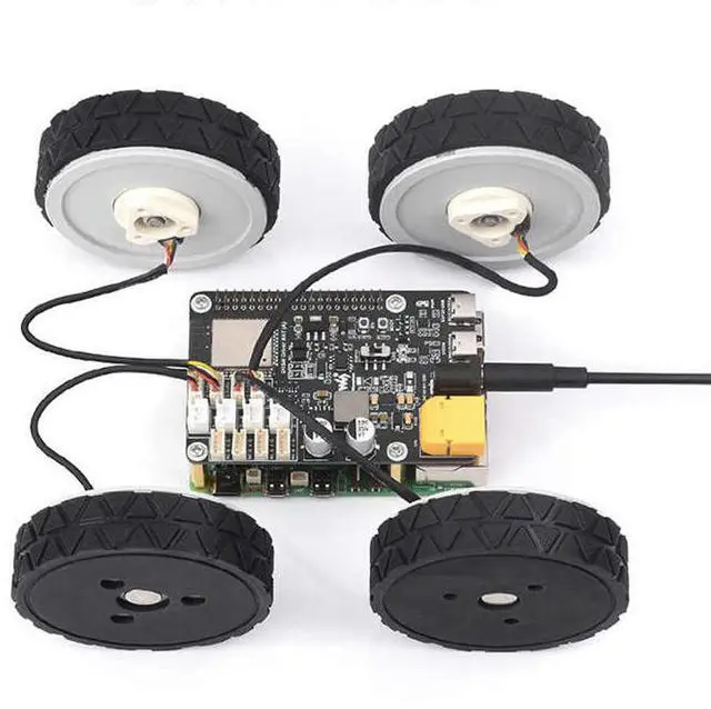 Main image of ESP32 DDSM Motor Driver Board HAT Type-C Interface for Direct Drive Servo Hub Motors for Raspberry Pi