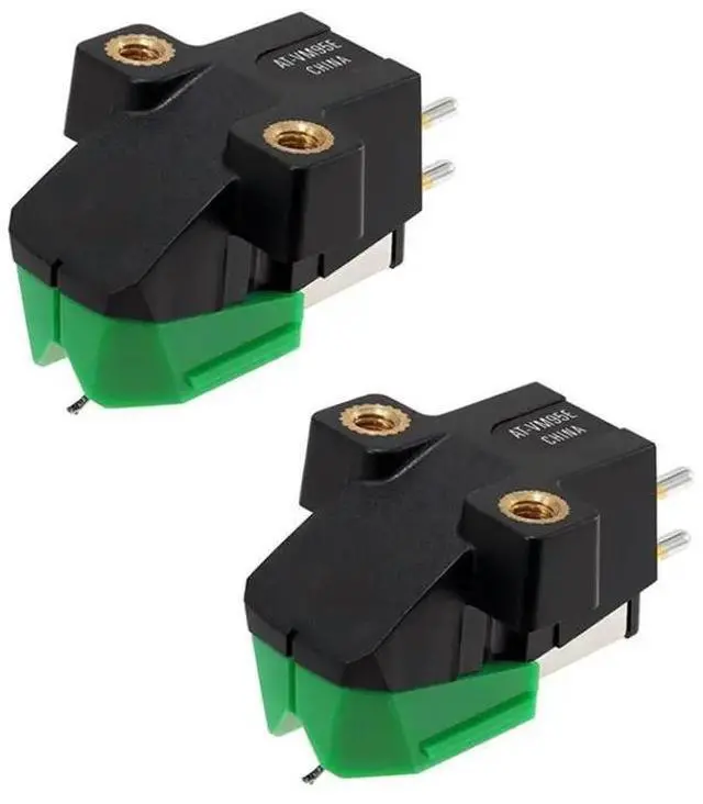 Alt view image 3 of 3 - Dual Moving Magnet Turntable Cartridge Replacement AT-VM95E 2PCS Stereo Stylus Components