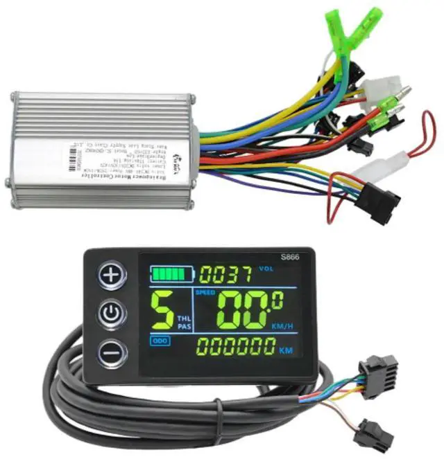 Main image of 36V/48V 350W Electric Brushless Controller Set Motor Speed Controller LCD Instrument Display