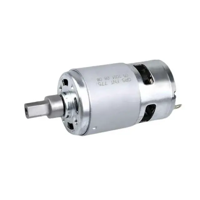 Alt view image 3 of 3 - 775 Type DC Motor Lithium Blower Dust Suction Motor DC18-21V All-copper Coil 755 DC Motor Dust Collector DC Motor