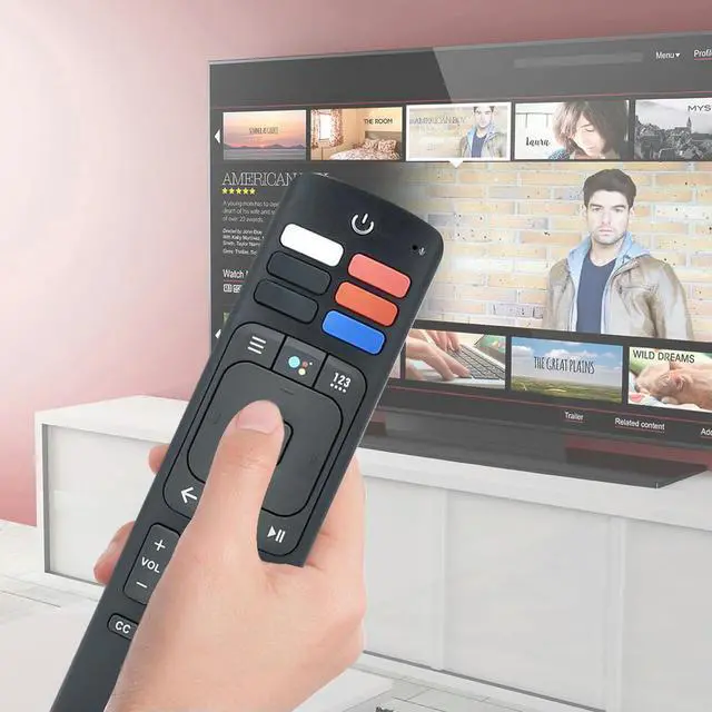 Alt view image 3 of 3 - ERF3A69 ERF3169H ERF3B69 Remote Control with for Netflix Google Play Sling Button TV Controller for Hisense/Sharp TV
