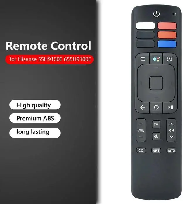 Alt view image 2 of 3 - ERF3A69 ERF3169H ERF3B69 Remote Control with for Netflix Google Play Sling Button TV Controller for Hisense/Sharp TV