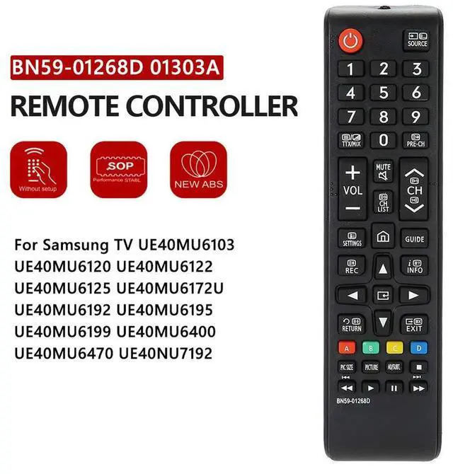 Alt view image 5 of 6 - BN59-01268D TV Controller Powered TV Controller Replacement Parts for TV UE40MU6120 UE40MU6122