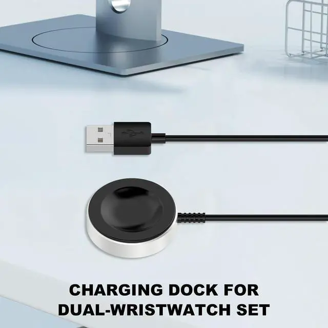 Alt view image 5 of 6 - Replacement Watch Charger Dock for Watch Fit 4/GT6/GT5 Series Replacement Charging Cradle Adapter Dock Integrated Version