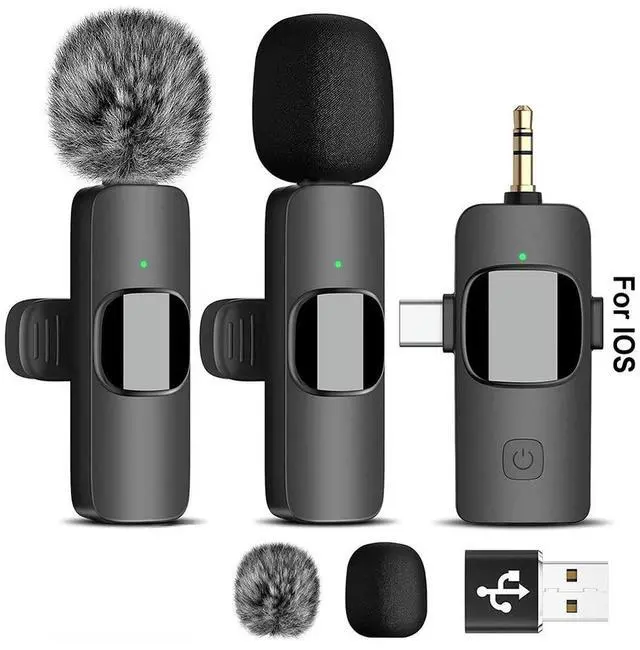 Main image of 2.4G Lavalier Microphone Lavalier Mic Noise Reduction 3 in 1 Plug and Play for For