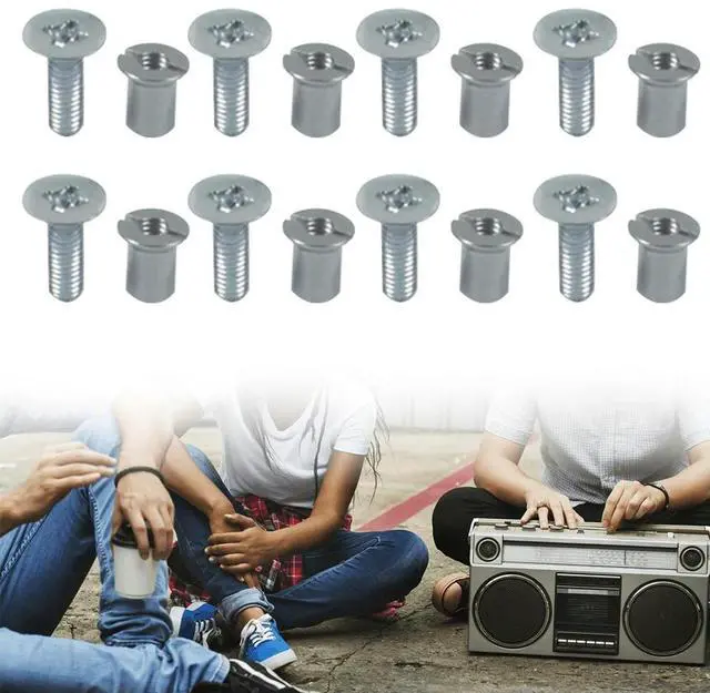 Alt view image 6 of 6 - 24Pcs Nab HUB Screw Set Stainless Steel l Screws Fasteners Kit Universal for 3M for AMPEX for TEAC for RMGI