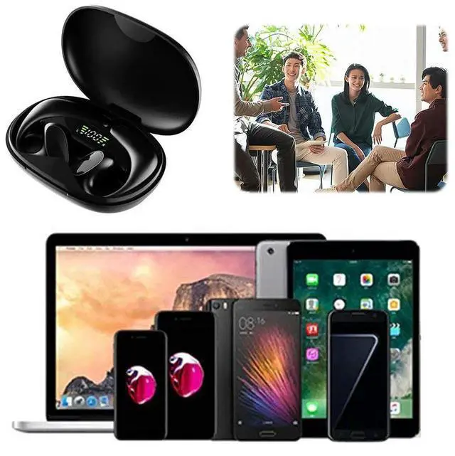 Alt view image 6 of 6 - Translator Earbuds 144 Languages Bluetooth-Compatible 5.1 Real-time Two-Way Earbuds Noise Reduction for Travel Business Learning