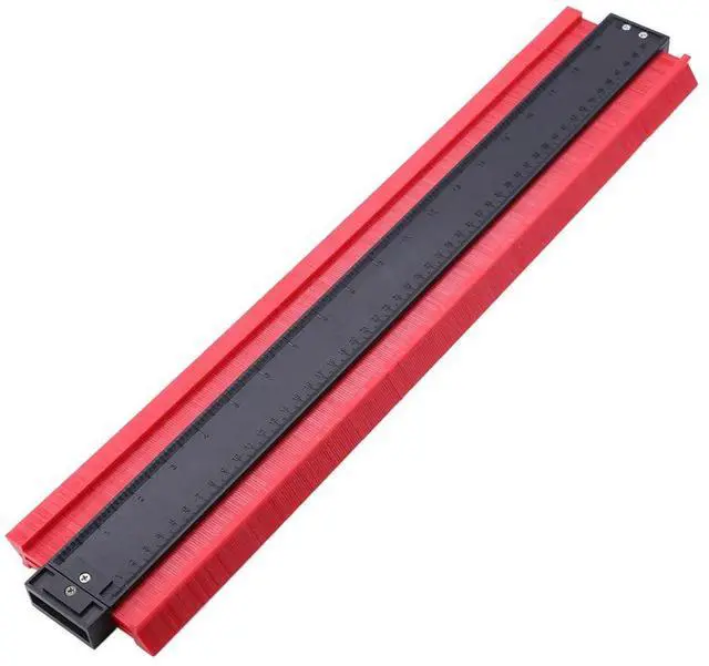 Alt view image 3 of 4 - Profile Contour Gauge Template Tiling Skirting Laminate Profile Woodwork Ruler