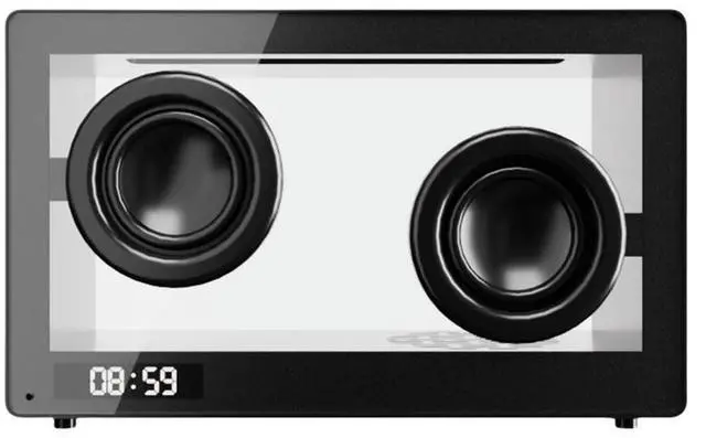 Main image of Transparent Speakers Support TF Card Bluetooth-Compatible Speaker HIFI Soundbar LED Atmosphere Light