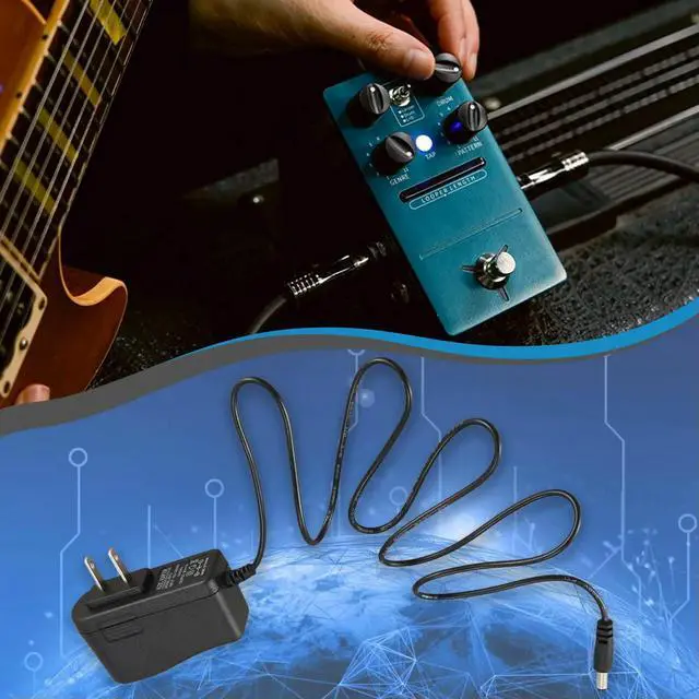 Alt view image 3 of 3 - Guitar Feeects Pedal Mains Replacement Power Supply AC Adaptor 9V 1A