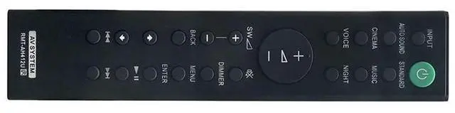 Main image of Remote Control RMT-AH412U For Home Cinema Soundbar HT-S700RF HT-S500RF SA-WS500RF SS-SS500RF SS-S500RF