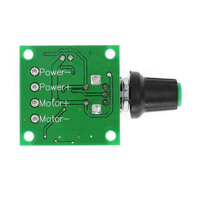 Alt view image 2 of 3 - DC Motor Speed Regulator 1.8V 3V 5V 6V 12V 2A Speed Regulator Switch Function