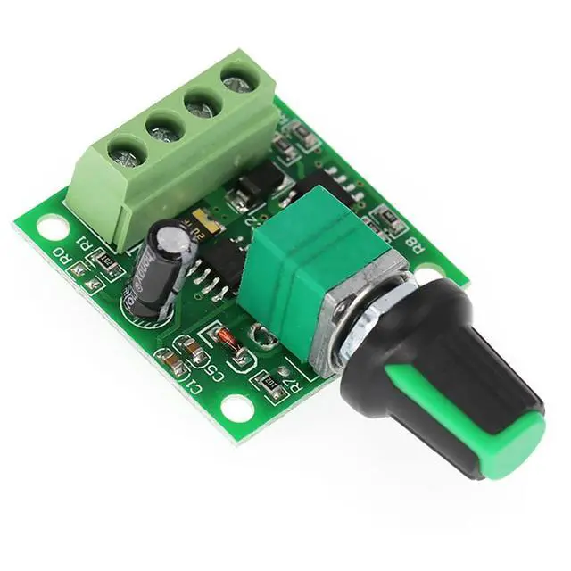Alt view image 3 of 3 - DC Motor Speed Regulator 1.8V 3V 5V 6V 12V 2A Speed Regulator Switch Function