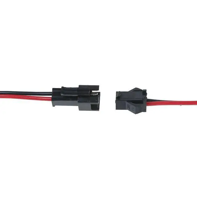 Alt view image 2 of 3 - 5Pairs/10Pcs 15cm Long JST SM 2pins Plug Male To Female Wire Connector Hardware