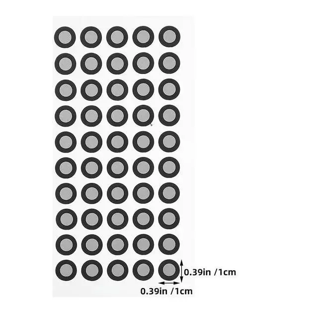 Alt view image 3 of 6 - 2 Sheets High Reflectivity Tear Resistant 3D Reflective Marker Points Optimal Thickness Easy Install for All 3D Scanning