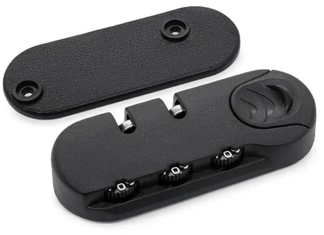 Alt view image 2 of 3 - 3 Digit Bag Code Lock Combination Padlock Accessory for Bags Lock Luggage Suitcase Travel Black Combination Iron Core Lock 1pcs