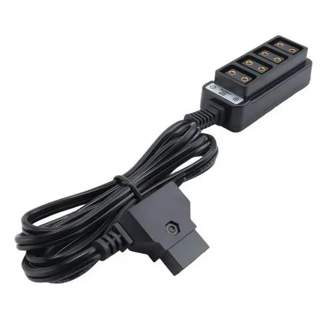 Alt view image 3 of 3 - D-Tap Male To 4-Port P-Tap Female Camera Power Supply Distributor DTAP Fourway Splitter