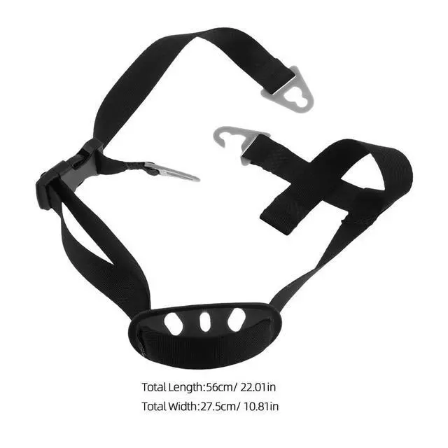 Alt view image 3 of 6 - Safety Accessories Y-Shaped Chin Strap Dual Ear Bands Secure Fit Hard Hat Strap Clip Construction Industrial Safety