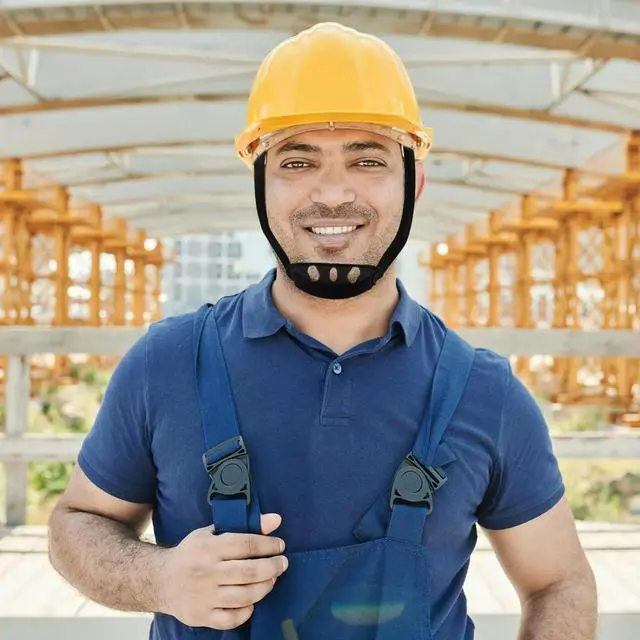 Alt view image 2 of 6 - Safety Accessories Y-Shaped Chin Strap Dual Ear Bands Secure Fit Hard Hat Strap Clip Construction Industrial Safety