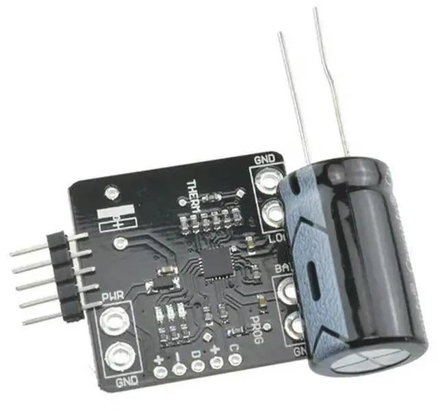 Alt view image 2 of 3 - MCP73871 Solar Lithium Charging Module DC 5V Lithium-Ion Lithium Polymer Charger Board Power Bank