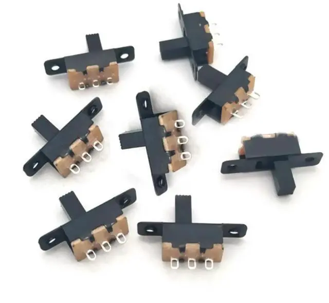Main image of 5mm Handle 50V 0.5A SPDT Slide Switch 20PCS SS12F16 Toggle Switch