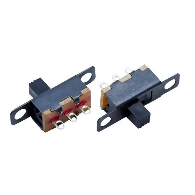 Alt view image 2 of 3 - 5mm Handle 50V 0.5A SPDT Slide Switch 20PCS SS12F16 Toggle Switch