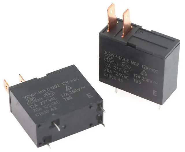 Main image of 2 PCS 12V Relay 302WP-1AH-C M02 12VDC 4Pins For Microwave Oven
