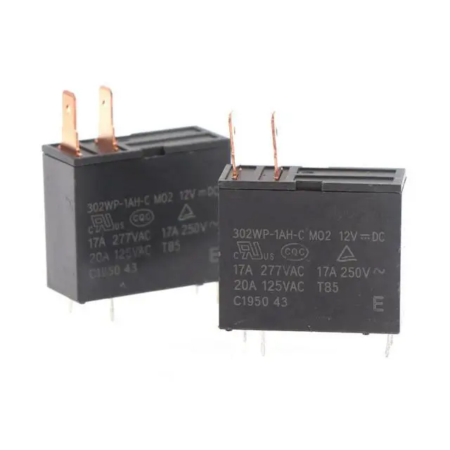 Alt view image 2 of 3 - 2 PCS 12V Relay 302WP-1AH-C M02 12VDC 4Pins For Microwave Oven