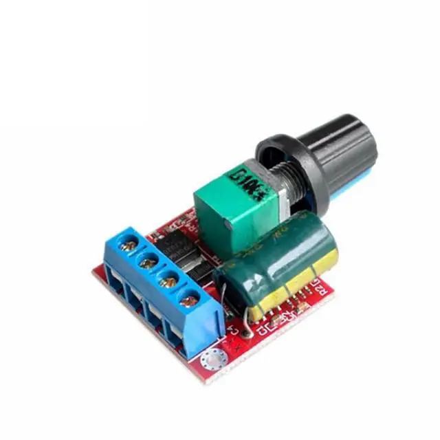Alt view image 3 of 3 - 5A 90W PWM 12V DC Motor Speed Controller Module DC-DC 4.5V-35V Adjustable Speed