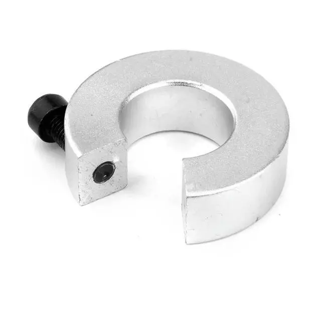 Alt view image 2 of 6 - 4Pcs Linear Rail Stop Collars Aluminum Alloy Shaft Limit Fixing Rings With Screw,Linear Rail Shaft Stop Collars