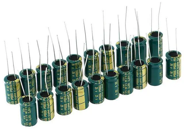 Alt view image 2 of 3 - 20Pcs 25V1000UF 10MMX16MM Electrolytic Capacitors