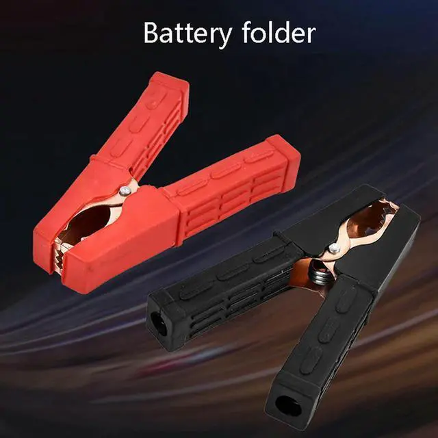 Alt view image 3 of 3 - 2pcs 200A Crocodile Alligator Clips Car Insulated Clip Clamp Connector for Jumper Cables Boost