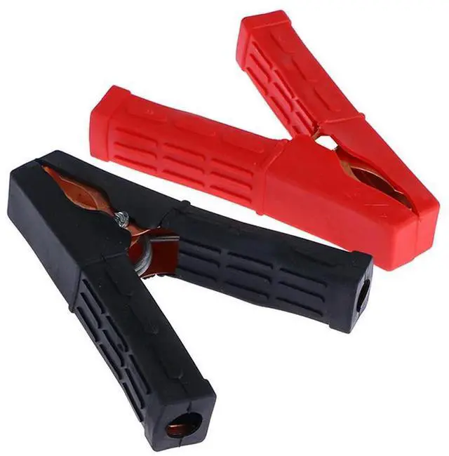 Alt view image 2 of 3 - 2pcs 200A Crocodile Alligator Clips Car Insulated Clip Clamp Connector for Jumper Cables Boost