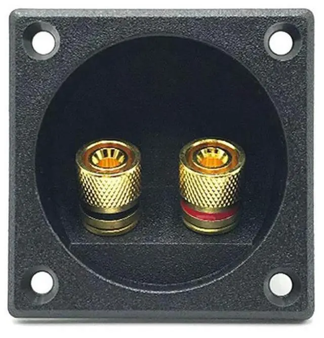 Main image of Car Stereo Ser Box Terminal Round Spring Cup Connector Subwoofer Plug Ser Terminal Cup Round Spring Cup Subwoofer Plug