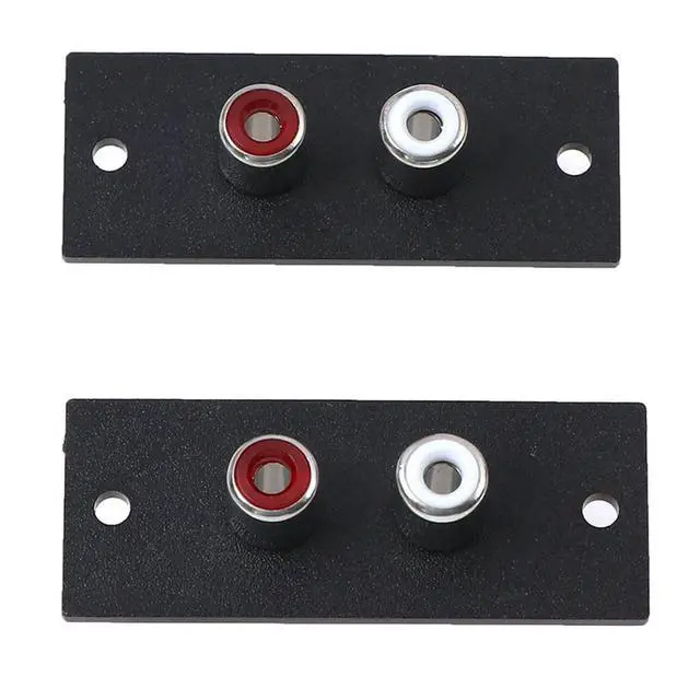 Alt view image 3 of 3 - 2PCS 2 Way Copper Core High Temperature Resistant o Socket AV Adapter