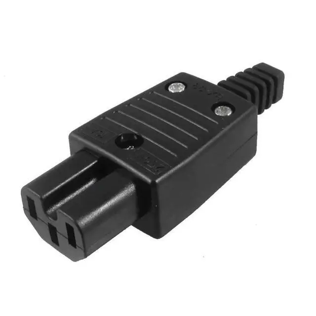 Alt view image 3 of 3 - 6X Black IEC320 C15 Female Outlet Socket Power Adapter Connector AC 250V 10A