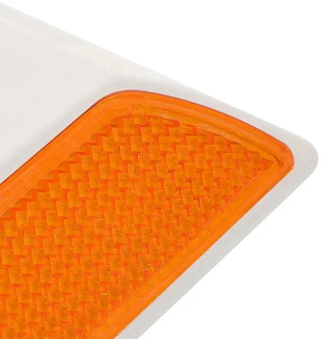 Alt view image 2 of 3 - Plastic Road Stud Aluminum Reflective Double Sided Raised Pavement Marker for Driveway Parking Lot Traffic Stop