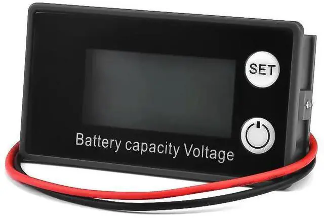 Alt view image 3 of 3 - 6133A Capacity Indicator DC 8V to 100V Lead Acid Lithium LiFePO4 Car Motorcycle Voltmeter Voltage Gauge