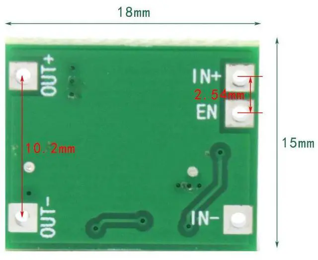 Alt view image 2 of 3 - 700ma Max DC3-15V to DC1-15V Boost Buck Power Supply Board DC-DC Converter 5W Max Step-up and Step-down Power Supply Module