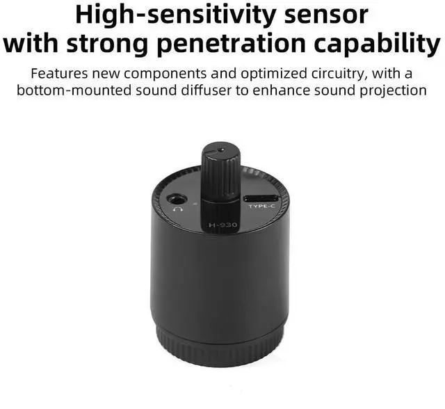 Alt view image 2 of 3 - H-903 Water Leak Detector Multifunctional Sound Detector For Pipe Water Leak For Leak Detection Of Various Construction Pipe