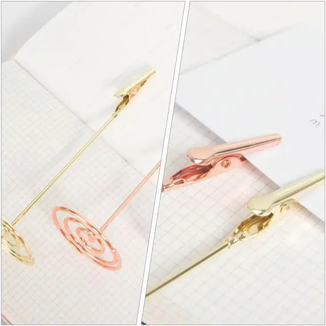 Main image of 3Pcs Iron Memo Clip Stands Decorative Table Number Holders Wedding Party Place Card Holder Photo Card Clip Stand l Table