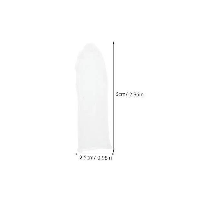 Alt view image 2 of 3 - 30Pcs Heat Resistant Cloth Finger Covers Protective Finger Sleeves for Hot Glue Crafting Jewelry Making DIY Sewing Thermal