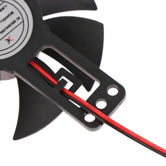 Alt view image 2 of 3 - 1Pc Black DC 18V Universal Induction Cooker Cooling Fan Plastic Brushless Fan Cooling Fan Induction Cooker Accessories